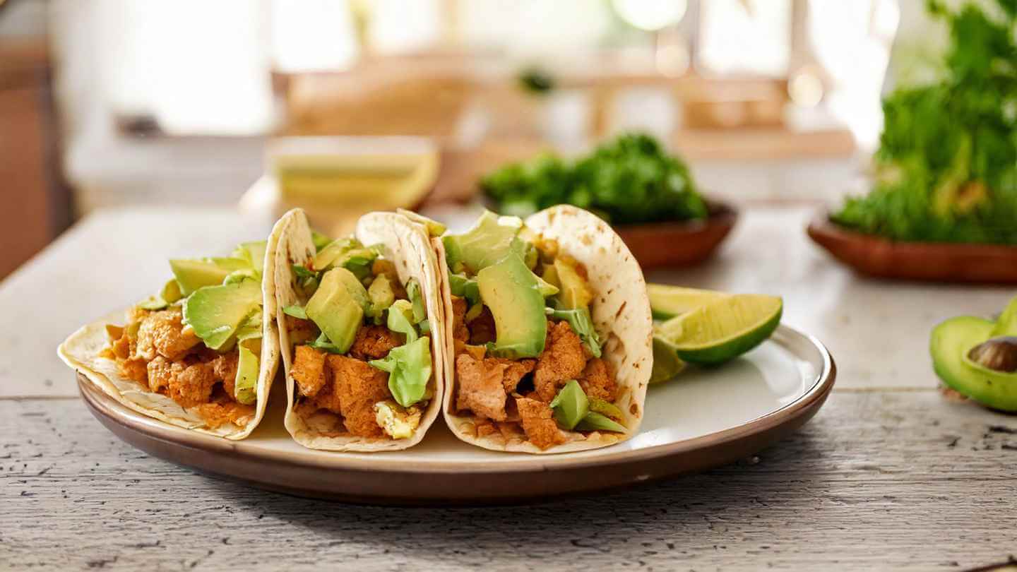 Tacos Keto ripieni di Pollo e Proteici