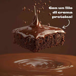 Brownie keto al cioccolato di Glua per una colazione chetogenica in dieta chetogenica