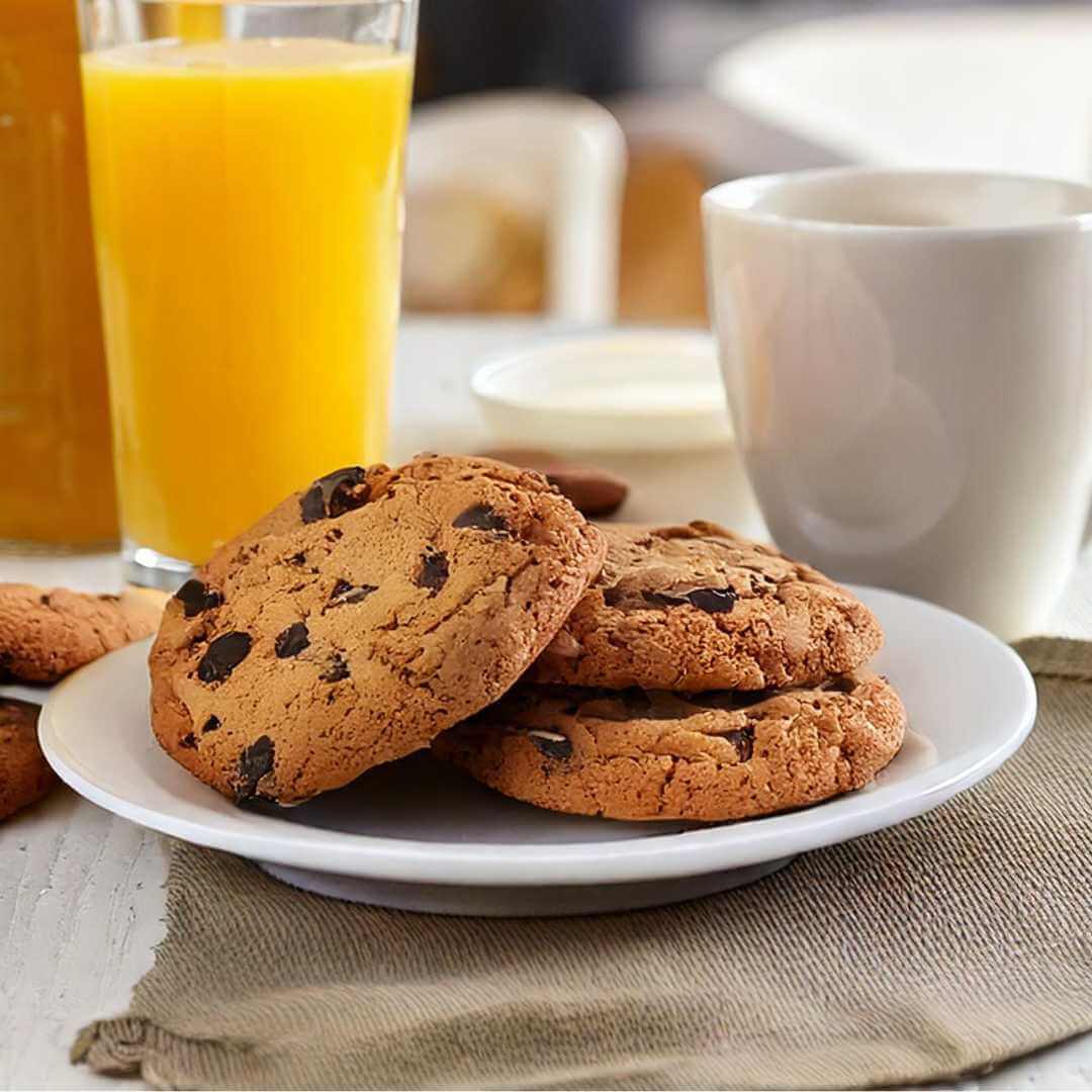 Glua Frollini proteici con gocce di cioccolato adatti alla Dieta Chetogenica