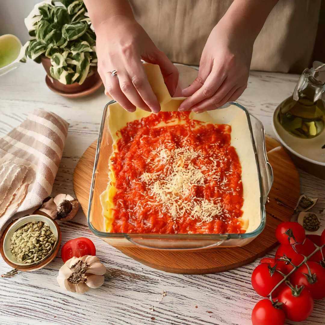 Glua lasagna proteica dieta chetogenica senza glutine