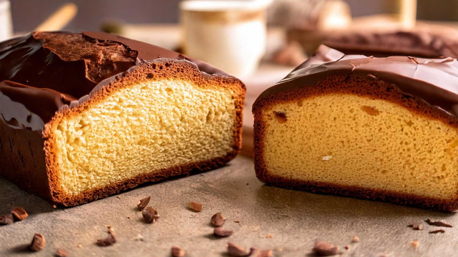 Glua plumcake ricoperto di cioccolato al gusto arancia senza zuccheri adatto alla dieta chetogenica