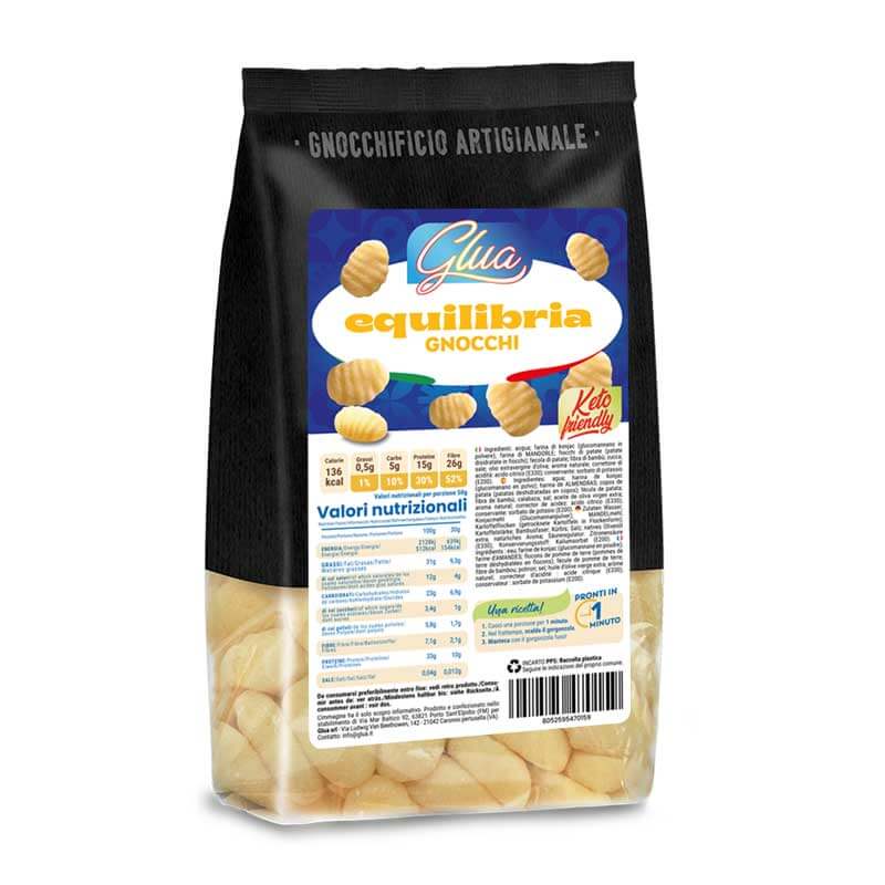 Gnocchi keto pasta proteica per dieta chetogenica