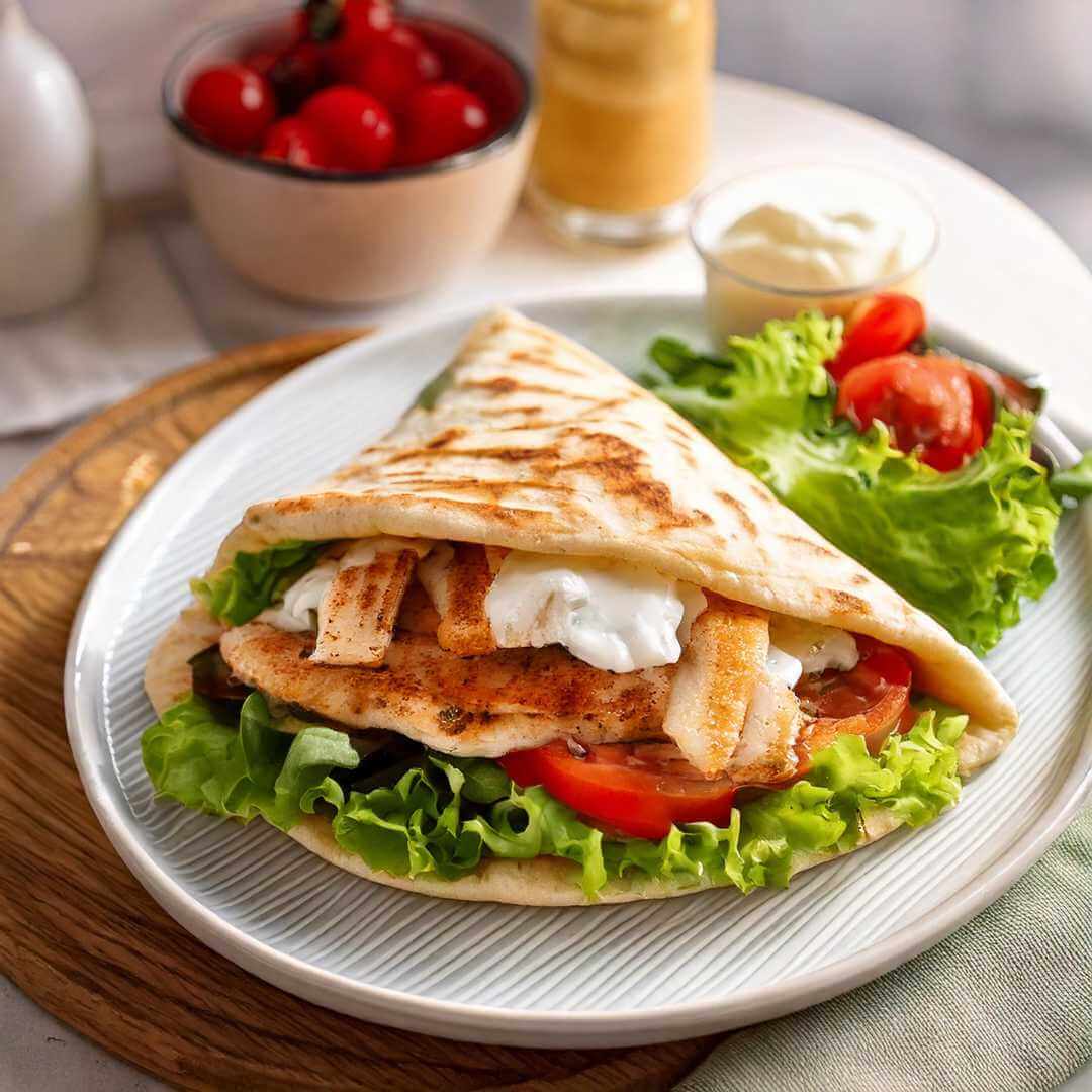 Piadina proteica kegrano adatta alla dieta chetogenica, a pasti proteici e per ricette proteiche glua