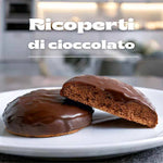 Biscotti proteici Nuvole ricoperte di cioccolato gusto arancia per dieta chetogenica linea ZERO Glua